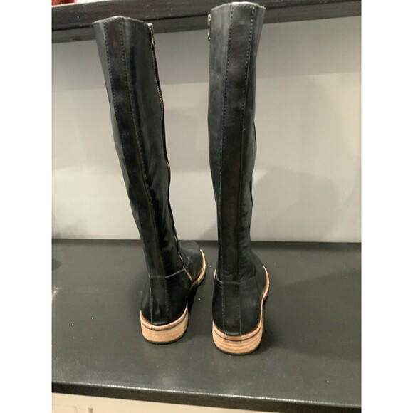KORK-EASE SYDNEY Black Leather Knee Boots Size 9.5 M - Picture 3 of 5